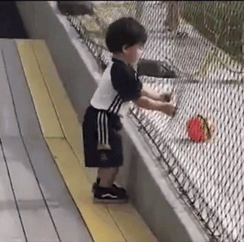 Headshot Kid Hit The Ball GIF
