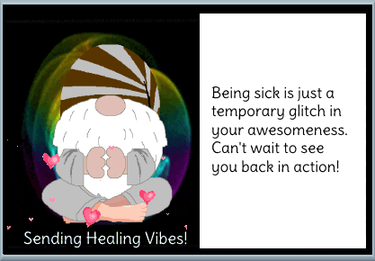 Healing Vibes Being Sick Is Temporary Glitch GIF