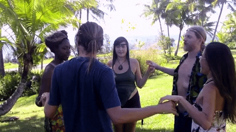 Healing Vibes Group Of People Meditating GIF