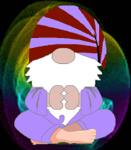 Healing Vibes Old Man In Purple Outfit Meditating GIF