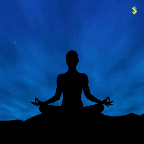 Healing Vibes World Meditation Day GIF