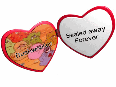 Heart Badge Saying Sealed Away Forever GIF