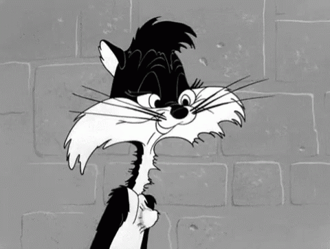 Heart Beating Looney Tunes Penelope Pussycat GIF