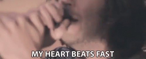 Heart Beating My Heart Beats Fast GIF