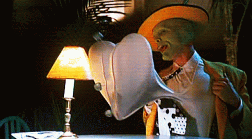 The Mask Heart Beating GIF