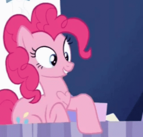 Heart Beating Pinkie Pie GIF