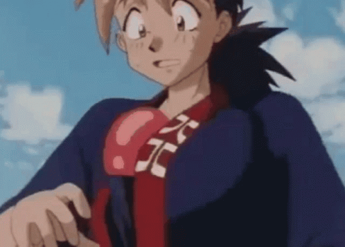 Heart Beating Anime Boy GIF