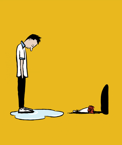 Heart Break Disappointed Man GIF