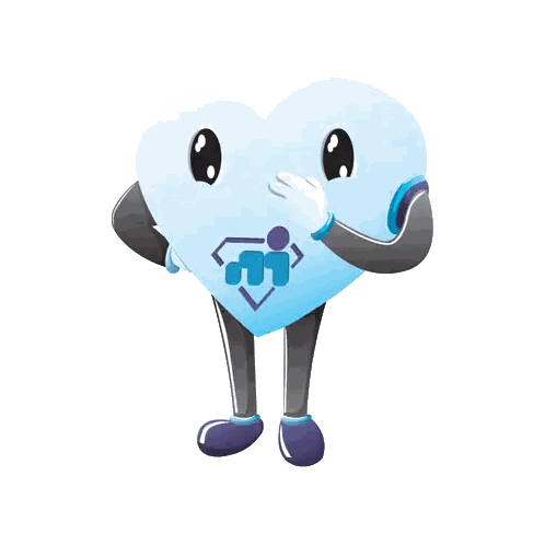 Heart Covering Mouth