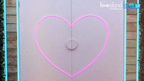 Heart Door Grand Entrance Love Island Reality Show GIF