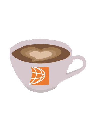 Heart Foam Coffee Cup