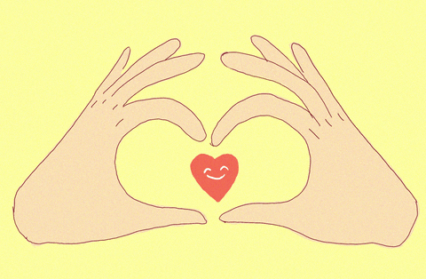 Heart Hand With Smiled Heart GIF