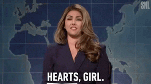 Cecily Strong Ends Reporting With Heart Hands GIF