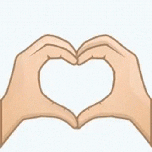 Heart Hands Meeting Together GIF