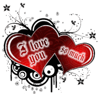 Heart Love You I Sticker GIF
