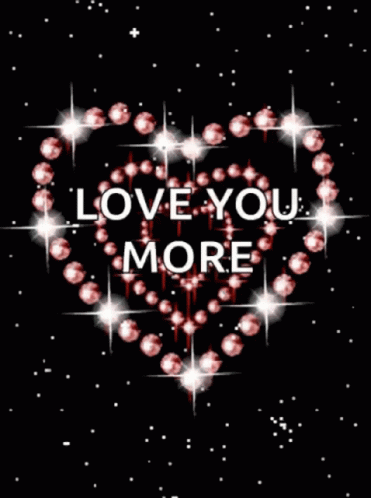 Heart Made of Rhinestones Love You More