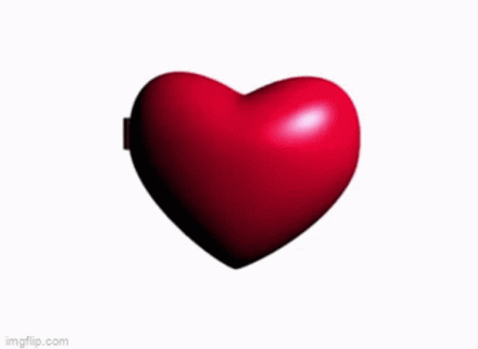Heart Opening Dont Care Message GIF
