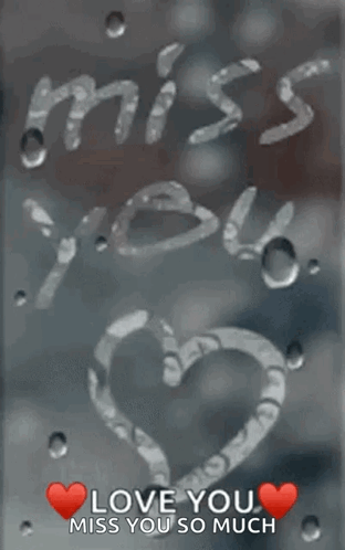 Heart Saying Love You Miss You So Much GIF