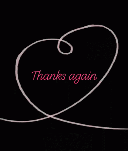 Heart Saying Thanks Again