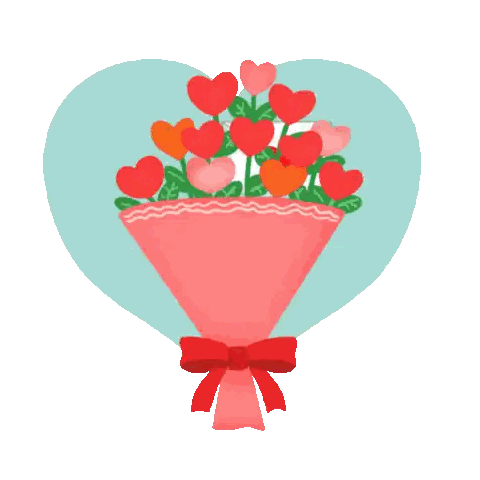 Heart Shaped Bouquet of Flowers