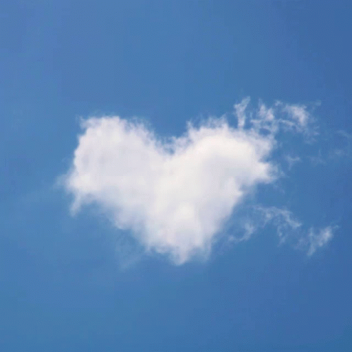 Heart-Shaped Cloud Keep Calm and Cloud On