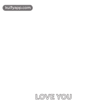 Heart Shaped Hot Air Balloon Carrying Red Envelope Saying Love You GIF