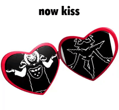 Heart Shaped Sunglasses Saying Now Kiss 33