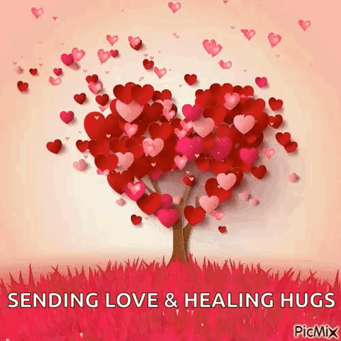 Heart Tree Sending Love and Healing Hugs