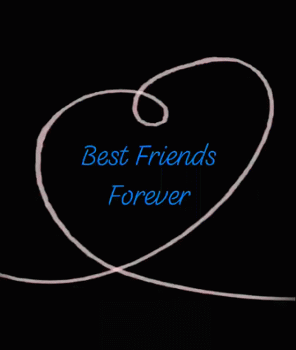 Heart With Best Friends Forever GIF