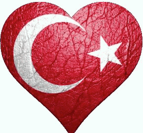 Heart With Crescent Moon and Star