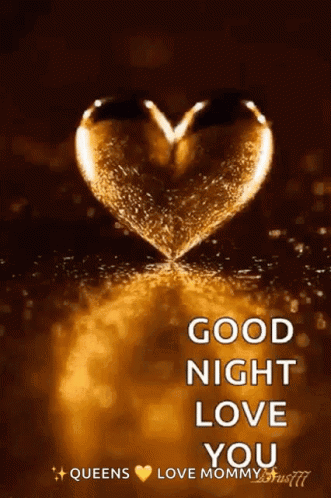 Heart with Good Night Love You