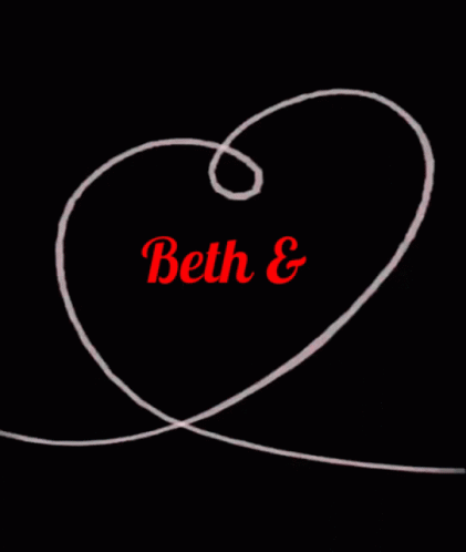 Heart With Words Beth & GIF