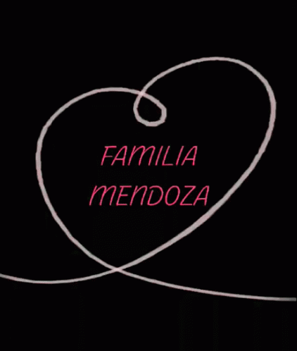 Heart With Words Familia Mendoza GIF