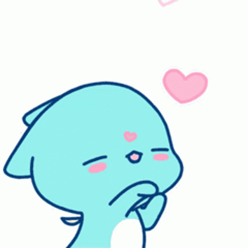 Heart You Flying Kisses GIF