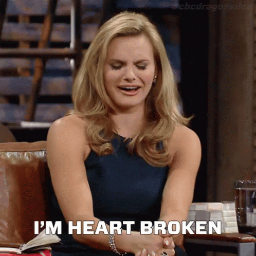 Heartbroken Canadian Michele Romanow GIF
