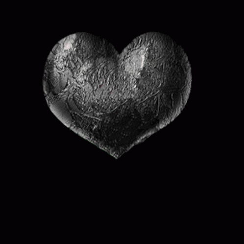 Heartbroken Black Heart Melting GIF