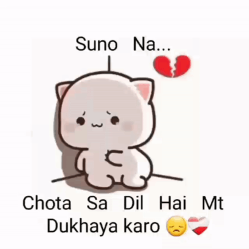Heartbroken Cat Chota Sa Dil Hai Mt Dukhaya Karo