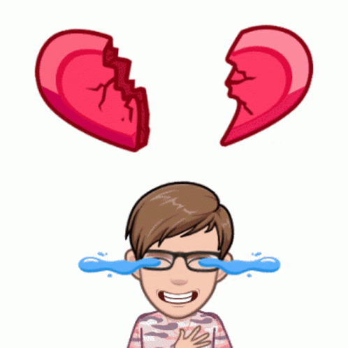 Heartbroken Heart Cartoon GIF