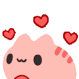 Hearts Love Sticker GIF