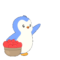 Hearts Sending Love Sticker GIF