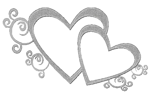 Hearts with Swirling Lines
