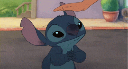 Heartwarming Stitch Hi GIF