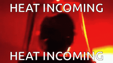 Heat Incoming Text