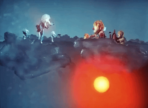 Heat Miser Versus Snow Miser GIF
