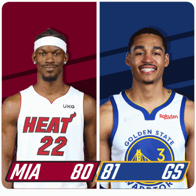 Heat vs Golden State Basketball Players