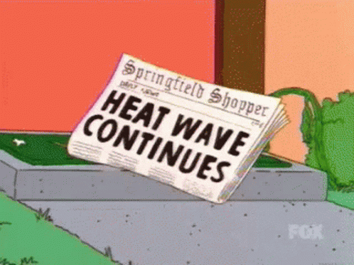 Heat Wave Continues Melting Ink GIF