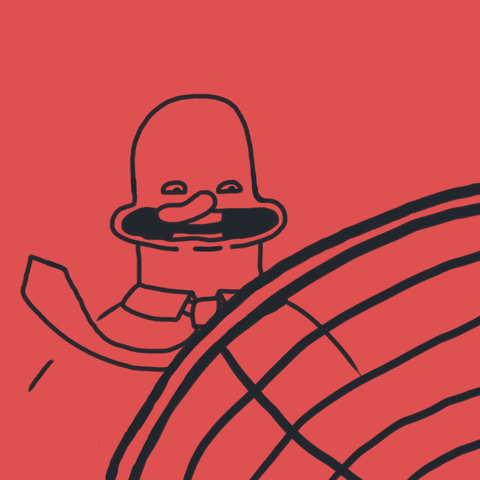 Heat Wave Funny Cartoon Distorted Face GIF