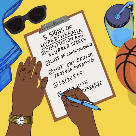 Heat Wave Mobile Animated Reminder GIF