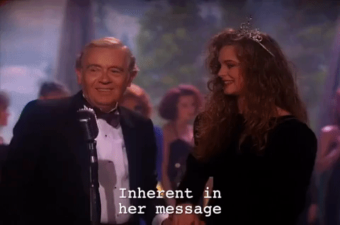 Heather Graham Inherent In Her Message GIF