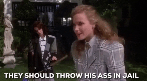 Heathers Kim Walker Mad Reaction GIF